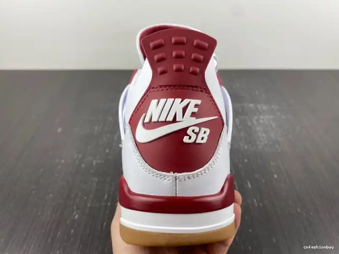 4 Retro DR5415-160 Jordan SB Pine Red 0601